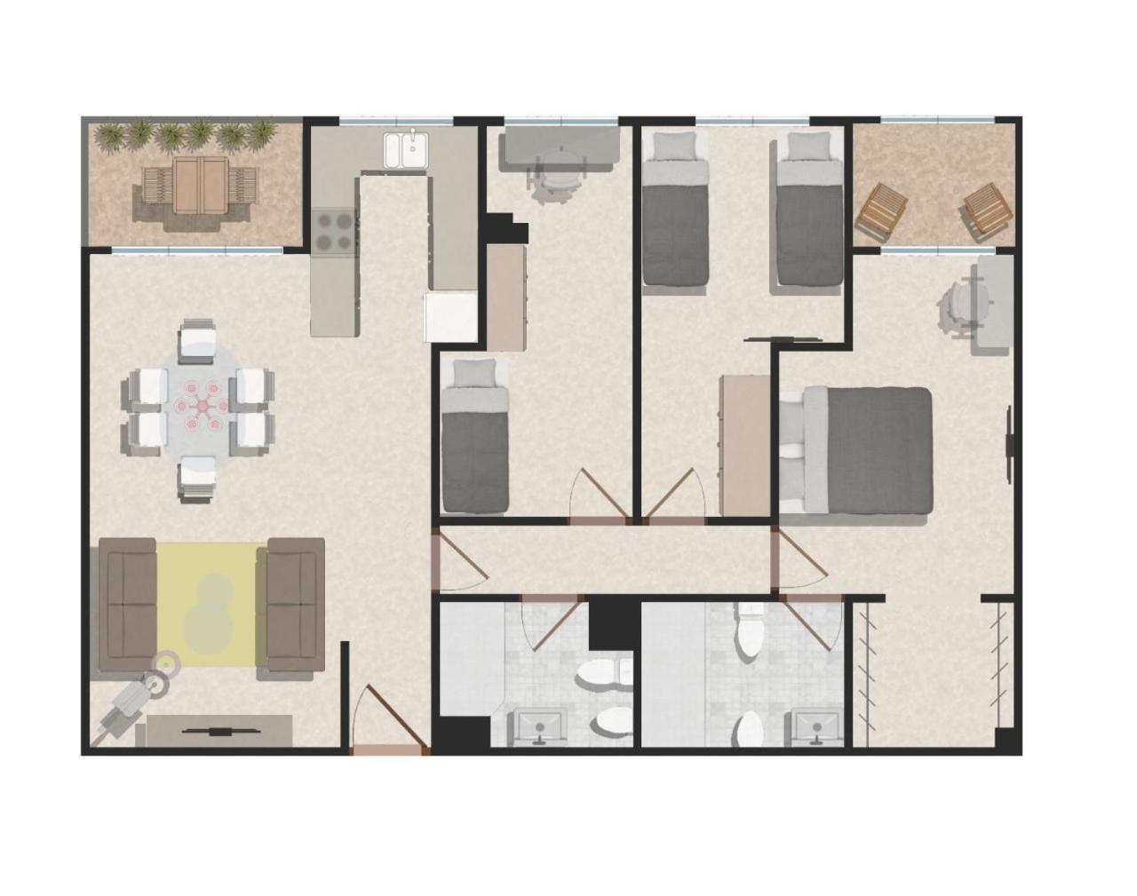 Jardines Del Turia - Espacioso Apartamento Lejlighed Valencia Eksteriør billede